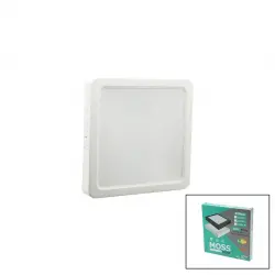 Moss Lıght ( 20w ) ( Beyaz Metal Kasa ) ( Sıva Üstü ) ( Kare ) Led Slim Panel (1350lm)*40