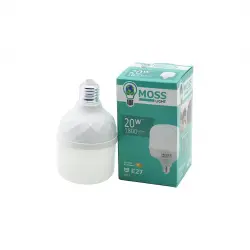 Moss Lıght Ms-3095 ( 20w ) ( Torch ) Led Ampul Plastik (e27) (1800lumen ) (5.000 Saat Ömür) (ıp20) (220-240v (ac) )*60