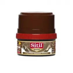 Sitil ( 175ml & Koyu Kahve ) Krem Ayakkabı Boyası*12x4