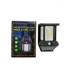 Solar Interactıon Wall Lamp Xy-888 ( Solar & Sensörlü ) Aplik Duvar Lambası ( Dış Mekan ) ( 5.5v & 1w & 1800mah )*100