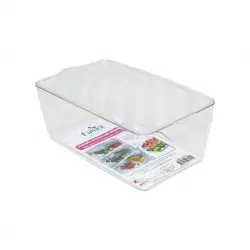 Timex Tim-313 Kapaklı Şeffaf Mika Buzdolabı Organizeri ( 30x16x10cm )*24=k