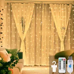 Wınnboss Ekl-11 ( Beyaz ) ( Usb ) ( 3x3 Mt & 200 Led ) Peri Led Dekor Lamba*100