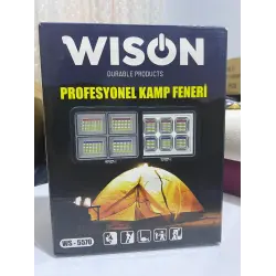 Wison Ws-5570 150w Güneş Enerjili Solar Kamp Feneri Projektör