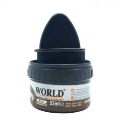 World ( 55ml ) ( Koyu Kahve ) Brown Ayakkabı Boyası*12x16