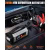 Pro Akü Takviye Şarj Cihazı 10000 Mah Akü Takviye Cihazı Akü Şarj Cihazı Lastik Şişirme Pompası 4in1 Jump Starter