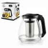 Egonex Yakut-7488 ( 1500ml ) ( Cam ) Demlik ( Çelik Süzgeç & Plastik Kapak-kulp )*36