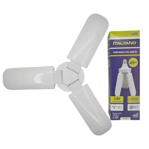 Italyano E27 45W Kanatlı Led Ampul