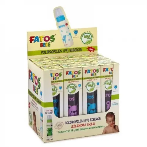 Fatoş Bebe-580 ( Pp.plastik & 250ml ) Biberon*12x18