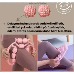 9 Tekerlekli Yoga Fitness Silindiri (Roller) Egonex