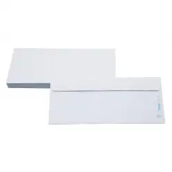 ASİL DOĞAN SA-083621 ( BEYAZ ) ( DÜZ PENCERESİZ ) DİPLOMAT ZARF 90GR.( 105X240MM ) ( 500LÜ )*1X10