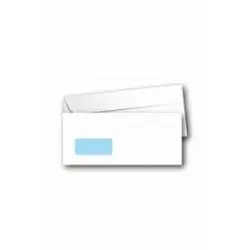 ASİLDOĞAN SA-086937 ( BEYAZ ) ( PENCERELİ & KRAFT ) DİPLOMAT ZARF 90GR.105X240MM ( 500LÜ )*1X10