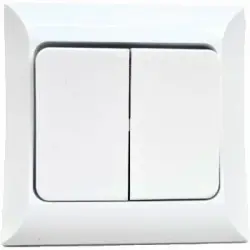 ATOM KOMİTATÖRLÜ 2Lİ ANAHTAR PRİZ*12X10