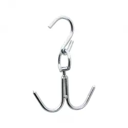 BAŞ ZİNCİR ( 10MM ) ( BÜYÜK ) ( W ) KASAP KURBAN ÇENGEL KANCA*20X5