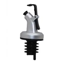 BAYSA-1240 ( GRİ ) ( PLASTİK ) ŞİŞE APARATI YAĞDANLIK TIPASI ( KİLİTLİ KAPAK )*50X24