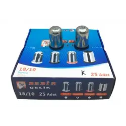 BEDİR ÇELİK KARA BİBERLİK *25X6