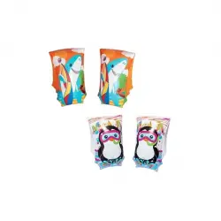 BESTWAY-12409 ( TURUNCU DESENLİ ) BÜYÜK ÇOCUK DENİZ KOLLUK ( 33X17CM ) ( 6-12YAŞ )*24=K