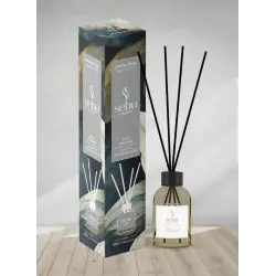 Beyaz Gül Ortam Kokusu Bambu Çubuklu Sebu 100 Ml