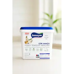 BONEYM Hijyenik Kova Islak Yüzey Temizlik Havlusu Beyaz Sabun Kokulu