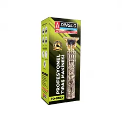 DINGLING RD-088X ( T BIÇAK ) ( BASKILI PLASTİK GÖVDE ) ( ENSE ÇİZİM & SAÇ SAKAL KESME ) TRAŞ MAKİNESİ ( USB ŞARJLI )*120