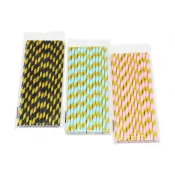 DMR-8129 (25PCS)  KAĞIT KOKTEYL PİPET*400