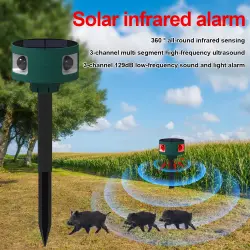 Egonex Güneş Enerjili Ultrasonik Hayvan Kovucu EG-26948