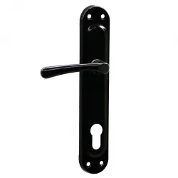 ERİŞ-08 ( KUMRU ) ( SİLİNDİR & YALE ) ( SİYAH ) KAPI KOLU TAKIM*2X30