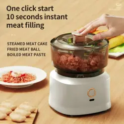 Ev Tipi Küçük Çok Fonksiyonlu Kıyma, Sebze, Sarımsak Ezmesi