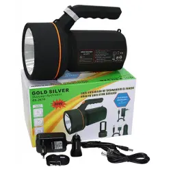 GOLD SILVER GS-2670 2İN1 ( 30W & 28SMD LED ) USB & OTO & ADAPTÖR ŞARJLI EL FENERİ PROJEKTÖR*16            Q9