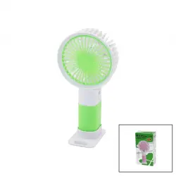 GOLD SİLVER GS-280 (USB ŞARJ) MİNİ EL FANI (ÇAP:7.9CM & Y:15.7CM) (SABİT BAŞLIK) (TEK KADEME HIZ) (TELEFONLUKLU M.ÜSTÜ AYAK)*150