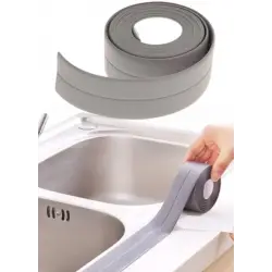 GRİ Su Sızdırmaz Lavabo Kenar Bandı (KUTUSUZ) (3.2m)