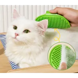 Hayvan Tüy Toplama Yıkama ve Köşe Kaşınma Silikon Fırçası