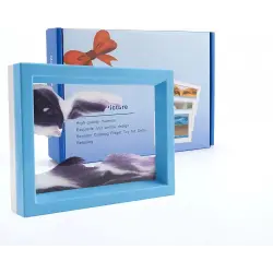 Her İki Tarafı Farklı Renk Hareketli Kum Resim Soyut Manzara 3D Görüş Hareketli Kum Resim Akışı Kum