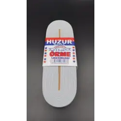 HUZUR ( BEYAZ & 2.5CM ) PAÇA LASTİK GENİŞ 10MT.*30