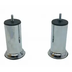 İBİCO ( 90-1013-2-01 ) ( 12CM ) ( KROM ) TOMBUL KOLTUK BAZA AYAK ( M8 İNCE VİDALI )*10X15