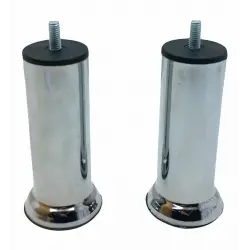 İBİCO ( 90-1014-1-01 ) ( 15CM ) ( KROM ) TOMBUL KOLTUK BAZA AYAK ( M10 KALIN VİDALI )*10X10