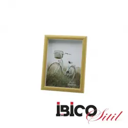 İBİCO İ12-027 ( 6X8 X 15X20CM ) ( KALIN & LÜX BAMBU & TEK RENK ÇERÇEVE ) AHŞAP RESİM ÇERÇEVESİ*36=K