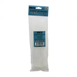 İBİCO İ13-009 ( BEYAZ ) ( 3.6X250MM ) PLASTİK CIRT KELEPÇE ( 100PCS )*250