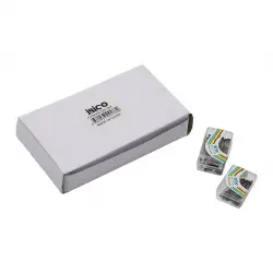 İBİCO İ20-003 SHUANG DIE ( 35PCS ) ( RENKLİ TOPLU ) BAŞÖRTÜ İĞNESİ (ŞEFFAF PLASTİK KUTULU)*20X50