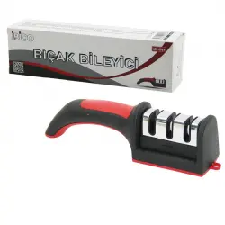 İBİCO İ22-069 ( KUTULU ) BIÇAK BİLEME ( 3 BOĞUMLU ) ( RENKLİ PLASTİK SAPLI )*144