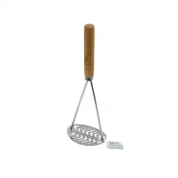 İBİCO İ22-285 ( METAL ) ( AHŞAP SAPLI ) PATATES EZİCİ*12X10