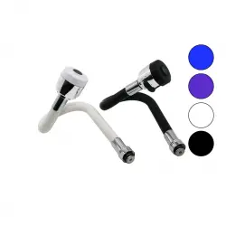 İBİCO ( POŞETLİ ) ( TOPAÇ BAŞLI KROM ) (RENKLİ SİLİKON KAPLAMA & YAYLI BORULU ) KUBAR & MUTFAK BATARYA UCU*50