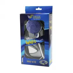 İLHAN DUŞ SETİ ( KUTULU & ORTA BOY ) ( KADEMELİ FONKSİYONLU BAŞLIK & 360° SIK ÖRGÜLÜ HORTUM-( 1/2-1/2 ) & MAFSAL ASKI )*42