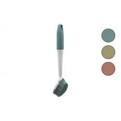 IVORY IVO-2206 ( RENKLİ SİLİKON ) ÇOK AMAÇLI TEMİZLİK FIRÇASI ( PLASTİK SAPLI=SİLİKON KILIFLI ) ( 26.5CM )*180