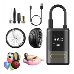 Kablosuz Oto Araç Mini 4000mAh 150 PSI Işıklı Oto Hava Kompresörü KA-760