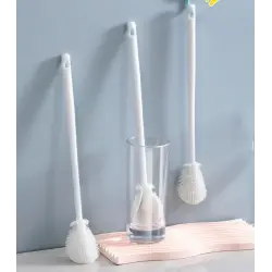 Kavanoz ve Biberon Yıkama Fırçası Silikon Beyaz