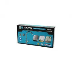 KINETEX KTX-2895 KROM TEK SU GİRİŞLİ MİX UZUN KUĞU ( EVYE ) ( AÇ KAPA ) BATARYA*50