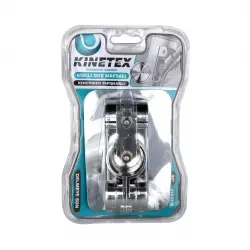 KINETEX KTX-3112 ( KROM & VAKUMLU ) YAPIŞKANLI DUŞ ASKISI & MAFSAL ( İKİ ASKILI )*50X4