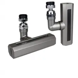 KINETEX KTX-3288 ( SİYAH ) ( GENİŞ & ŞELALE ) ( 4 FONKSİYONLU  & 360° OYNAR BAŞLIK ) PERLATÖR MUSLUK UCU*100