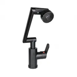 KINETEX KTX-3307 ( SİYAH & 1080° ) ÇOK FONKSİYONLU MUSLUK BATARYA*24