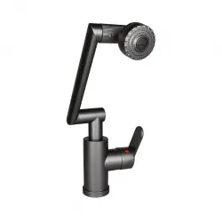 KINETEX KTX-3308 ( GRİ & 1080° ) ÇOK FONKSİYONLU MUSLUK BATARYA*24